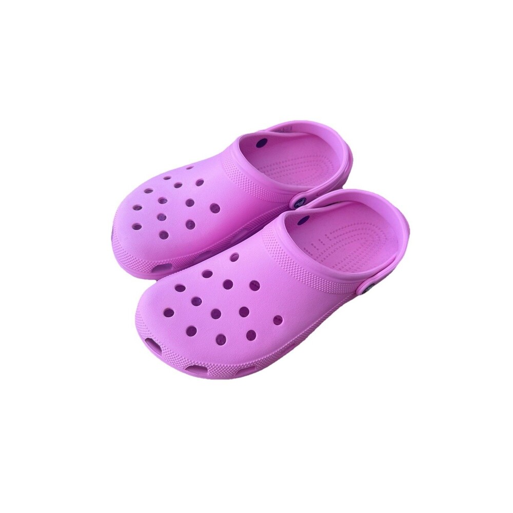 Crocs Classic Men's Pink Size 13 Summer Vacation‎ Comfort Slip On Shoes Sandals